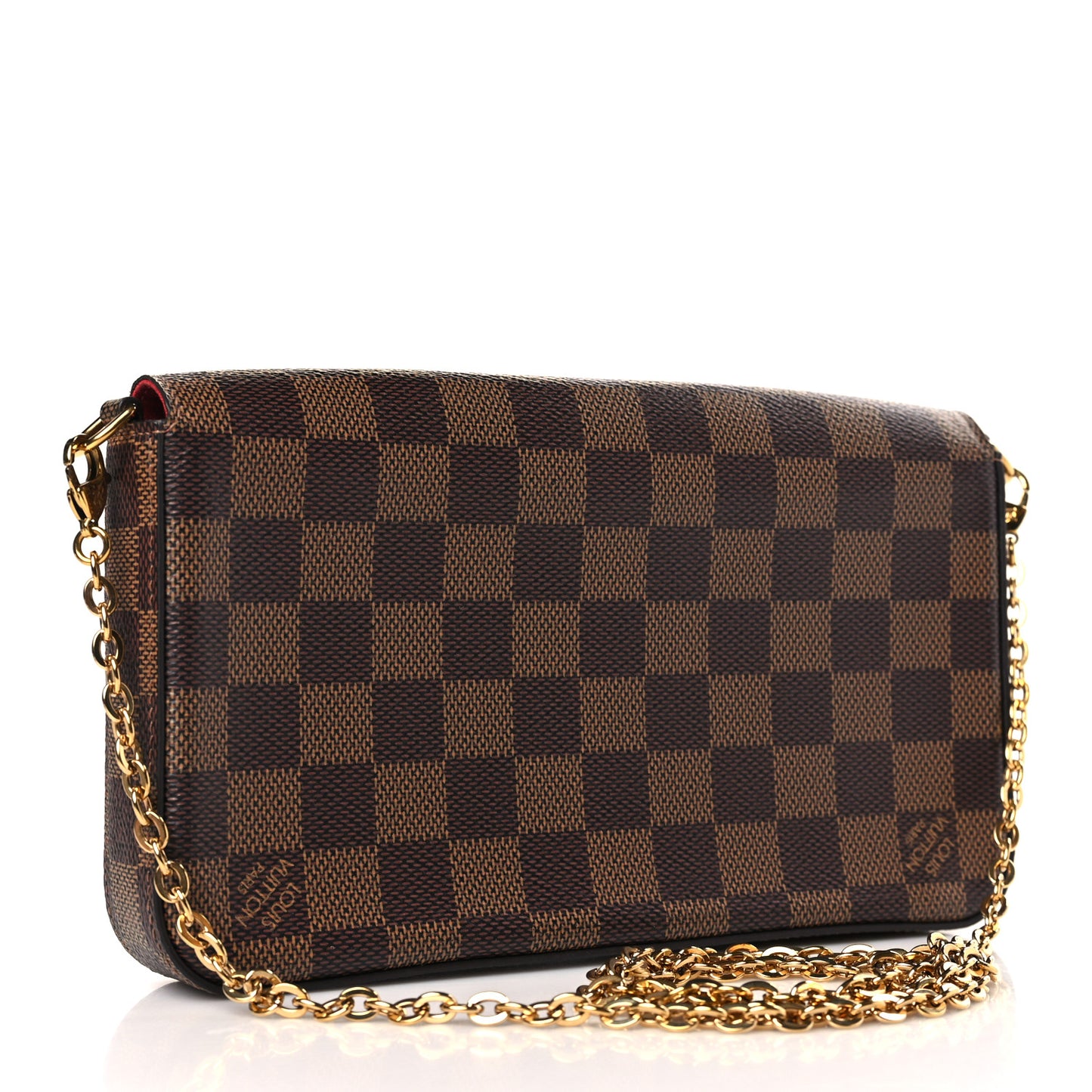 Damier Ebene Pochette Felicie Chain Wallet