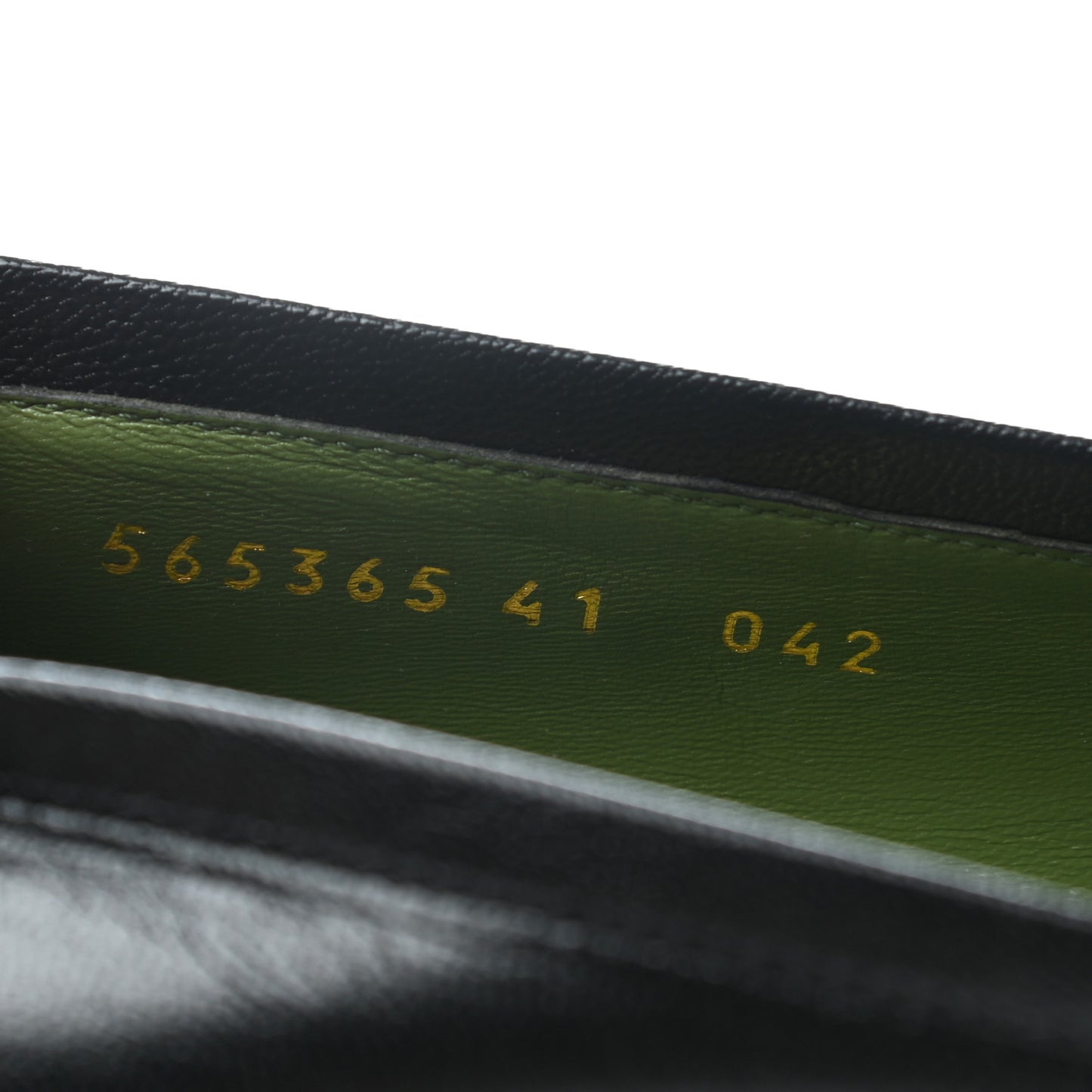 Goatskin Houdan Platform Loafers 41 Black