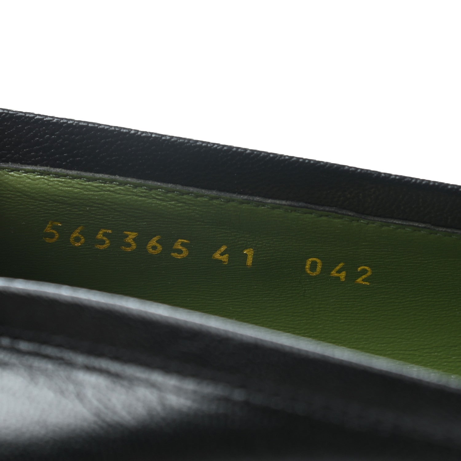 Gucci Goatskin Houdan Platform Loafers 41 Black 6 of 6