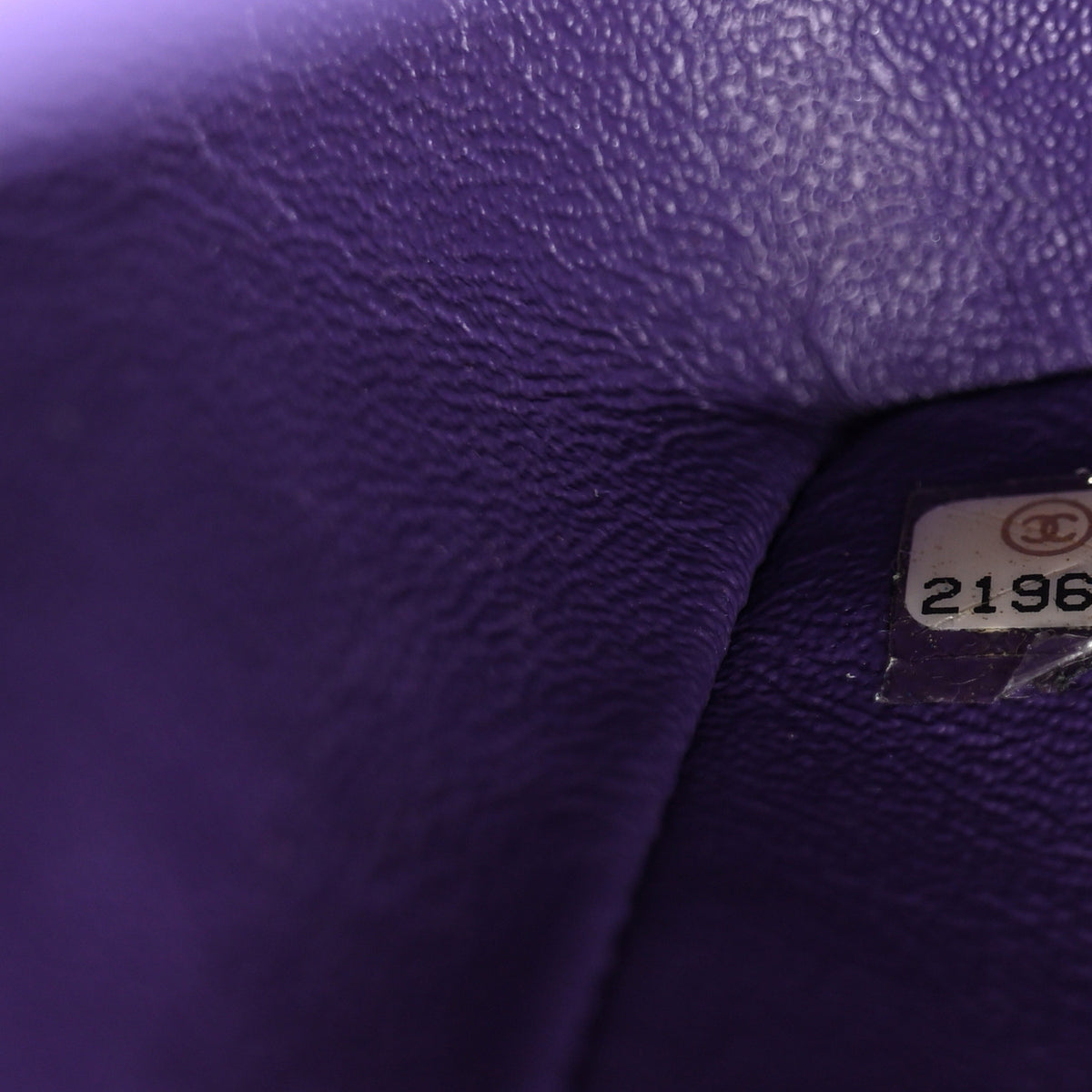 Chanel Lambskin Quilted Mini Rectangular Flap Purple 7 of 14