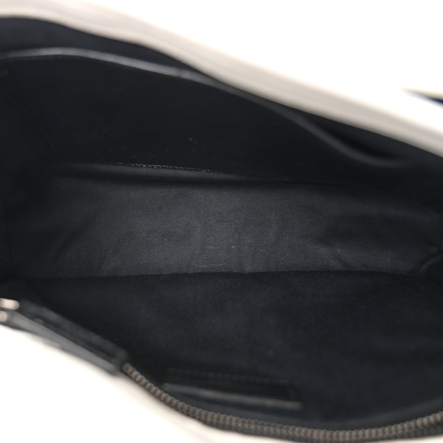 Crinkled Calfskin Matelasse Monogram Medium Niki Chain Satchel Ivory