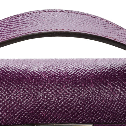 Hermes Epsom Kelly Pochette Clutch Anemone 18 of 20