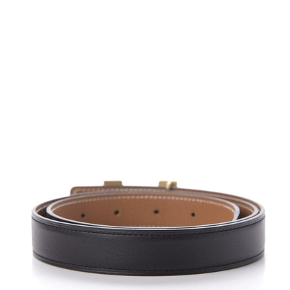 Hermes Swift Epsom 24mm Constance H Belt 80 Gold Black 2 of 8