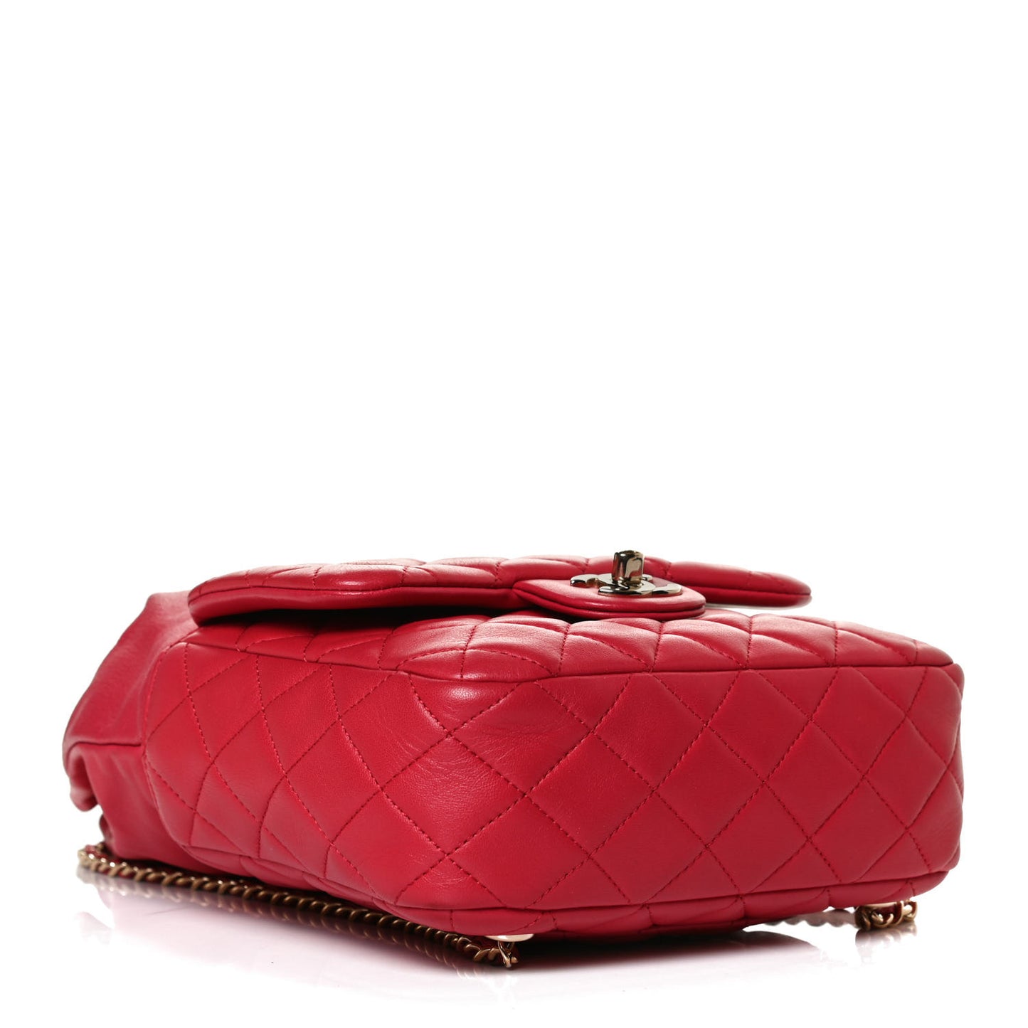 Lambskin Quilted Small In Seoul Backpack Red