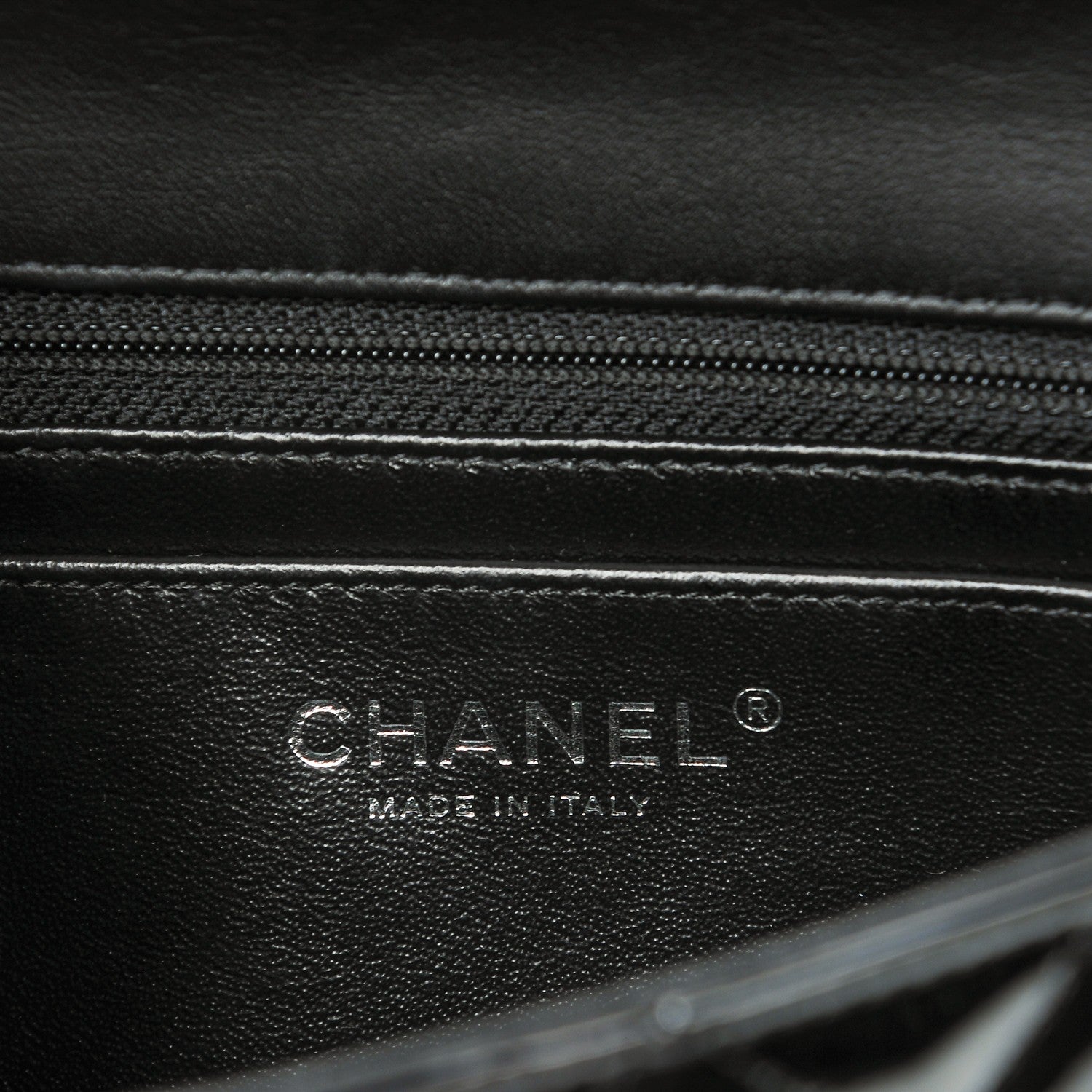 Chanel Patent Calfskin Quilted Mini Rectangular Flap Black 6 of 9
