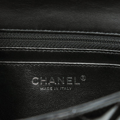 Chanel Patent Calfskin Quilted Mini Rectangular Flap Black 6 of 9