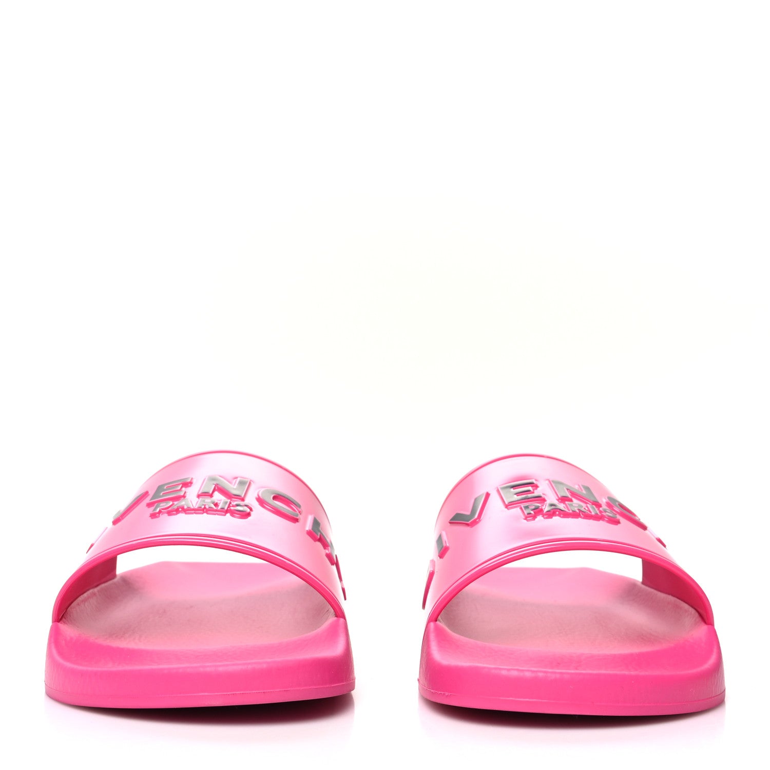 Givenchy Rubber Womens Logo Womens Pool Slides 39 Sandals Pink 2 of 8