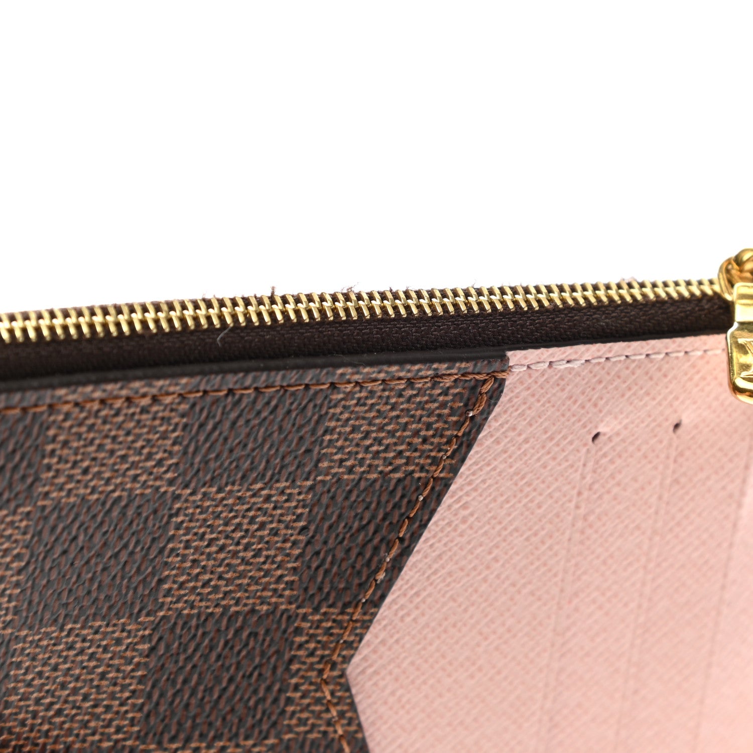 Louis Vuitton Damier Ebene Recto Verso Card Holder Rose Ballerine 6 of 6