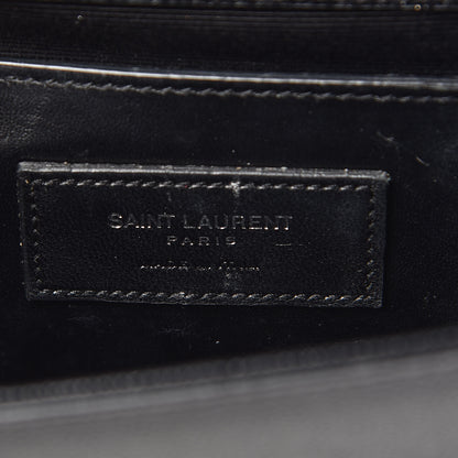 Saint Laurent Grain De Poudre Classic Monogram Kate Clutch Black 9 of 12