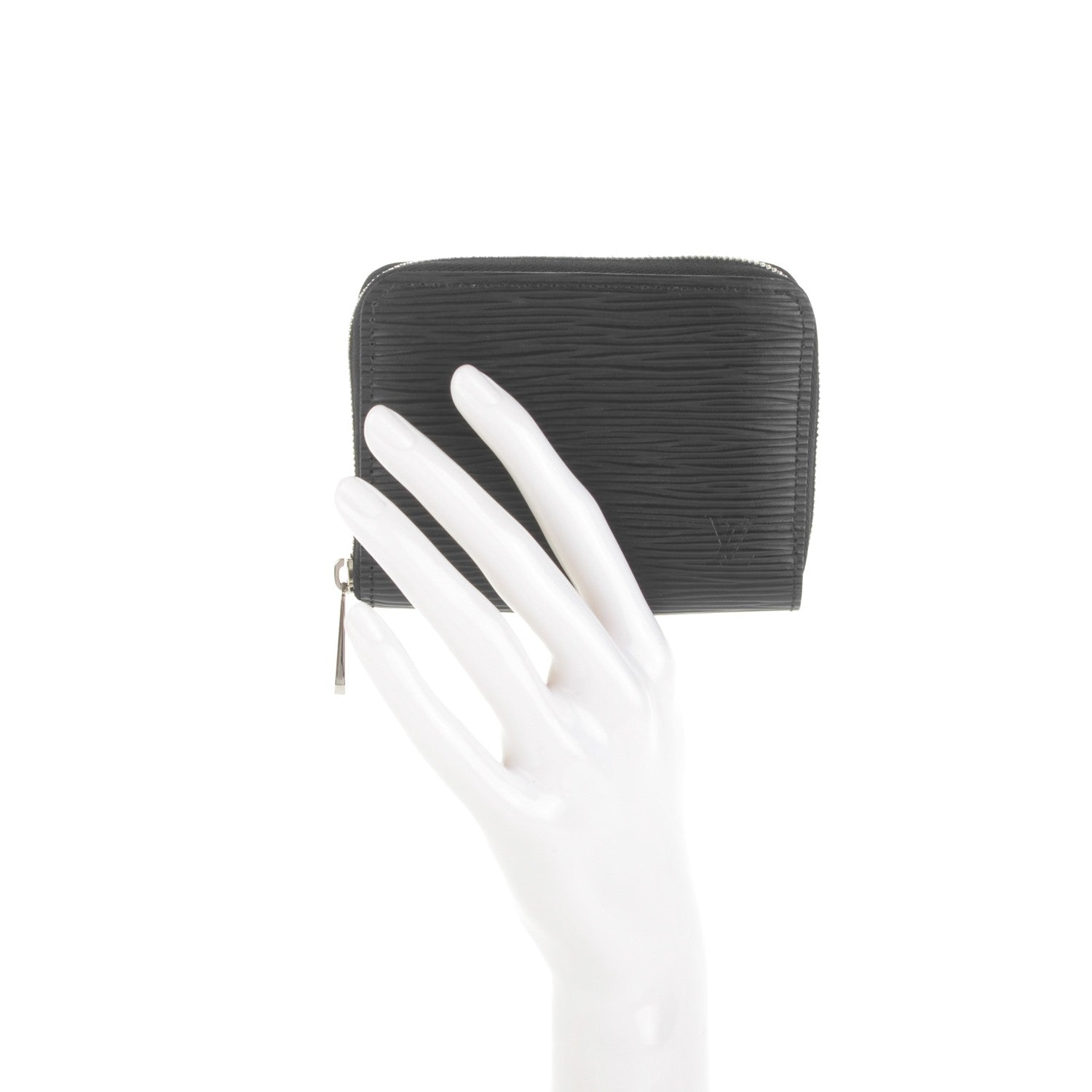 Louis Vuitton Epi Zippy Coin Purse Black 2 of 7