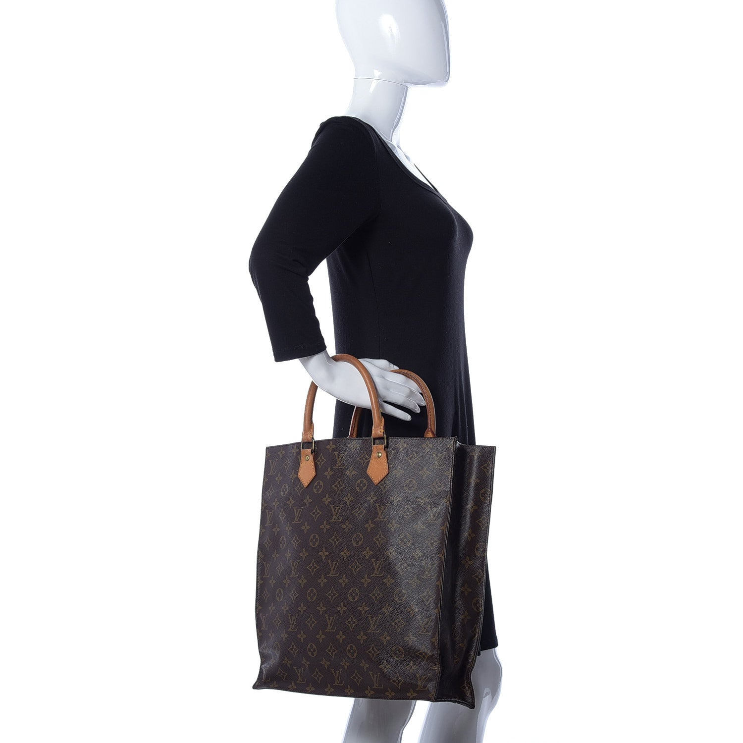 Louis Vuitton Monogram Sac Plat 2 of 8