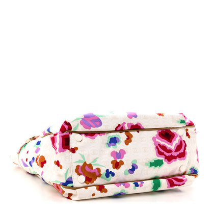 Chanel Canvas Floral Print Tote Multicolor 4 of 11