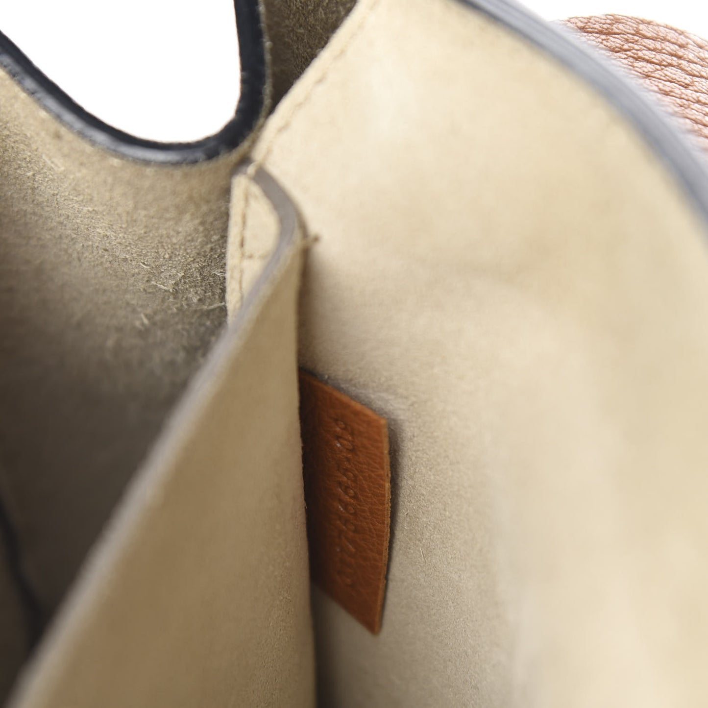 Grained Lambskin Drew Shoulder Bag Caramel