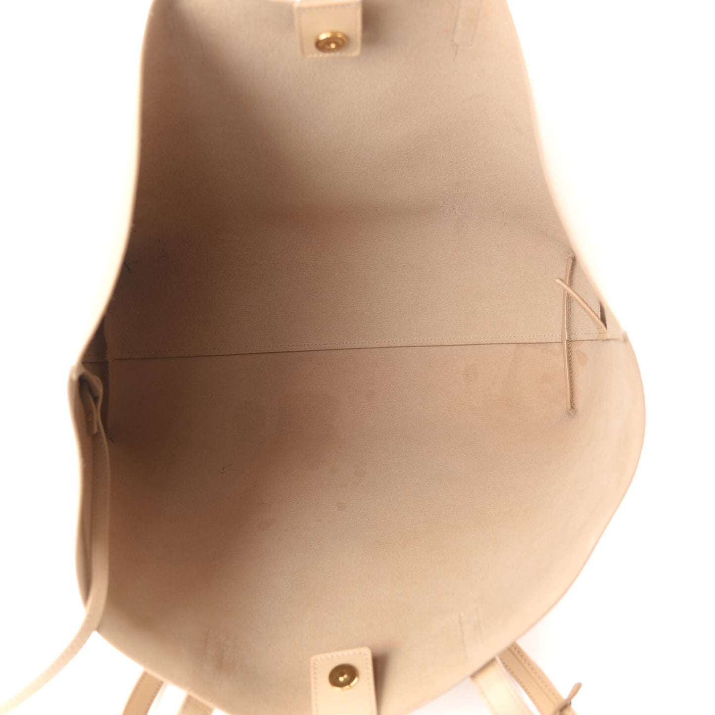 Calfskin Large Shopping Tote Nude Powder