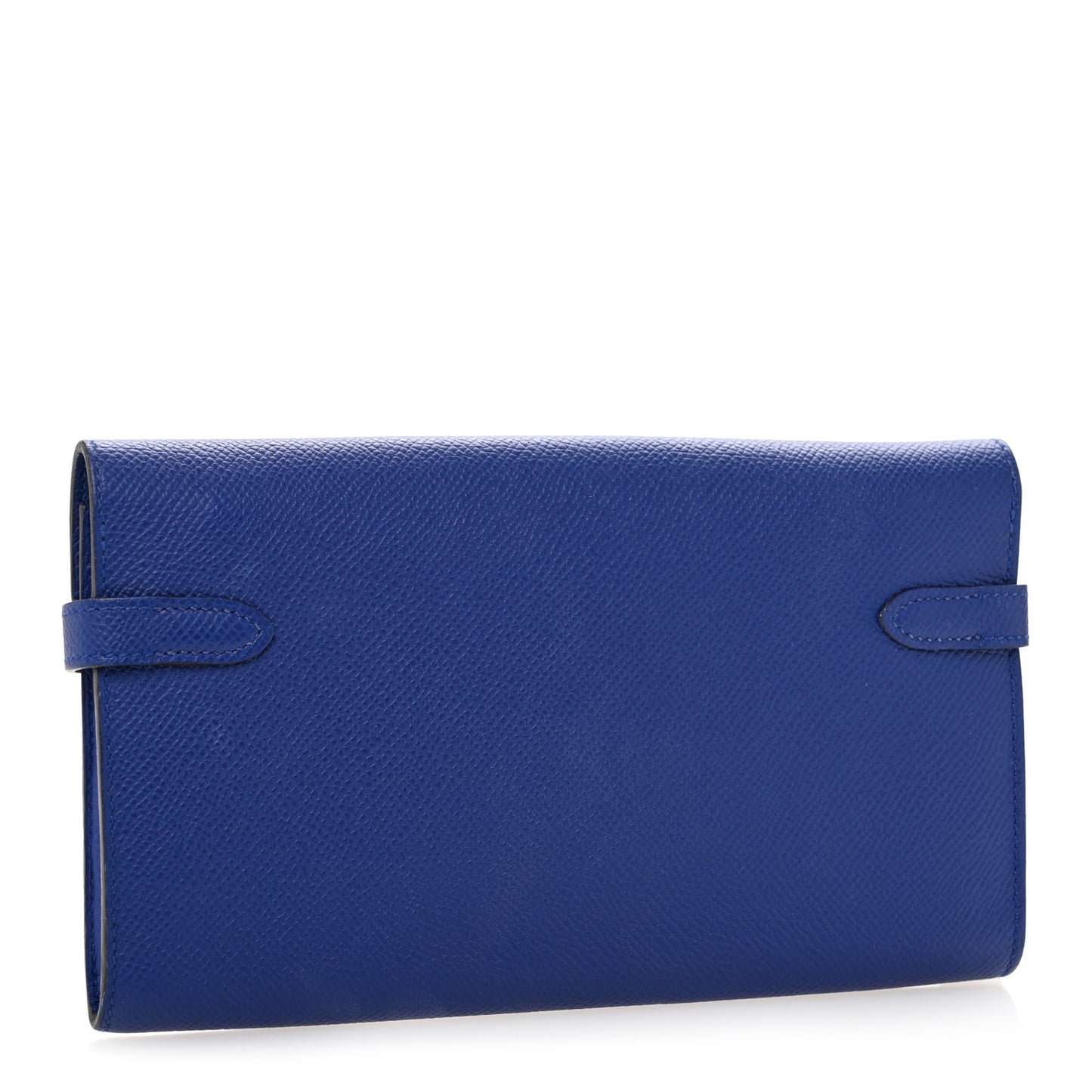Epsom Kelly Longue Wallet Bleu Electrique