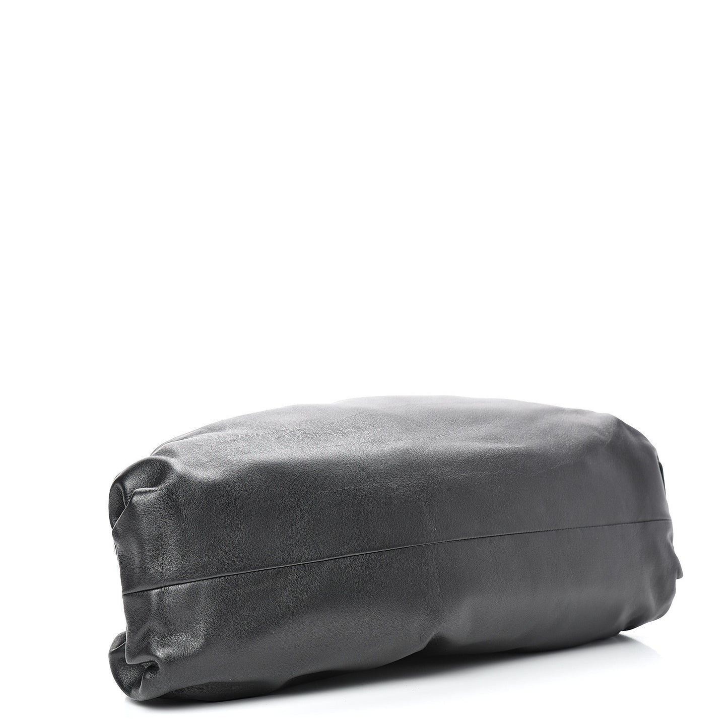 Smooth Butter Calf The Pouch Oversized Clutch Black