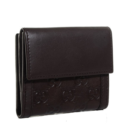 Gucci Guccissima Interlocking Icon French Wallet Dark Brown 3 of 8