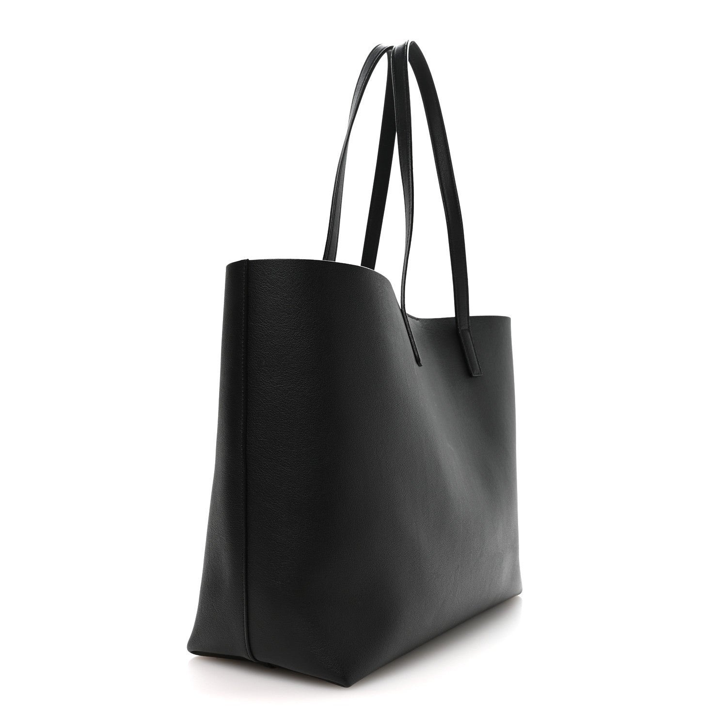 Saint Laurent Calfskin Large Shopping Tote Black 3 of 10