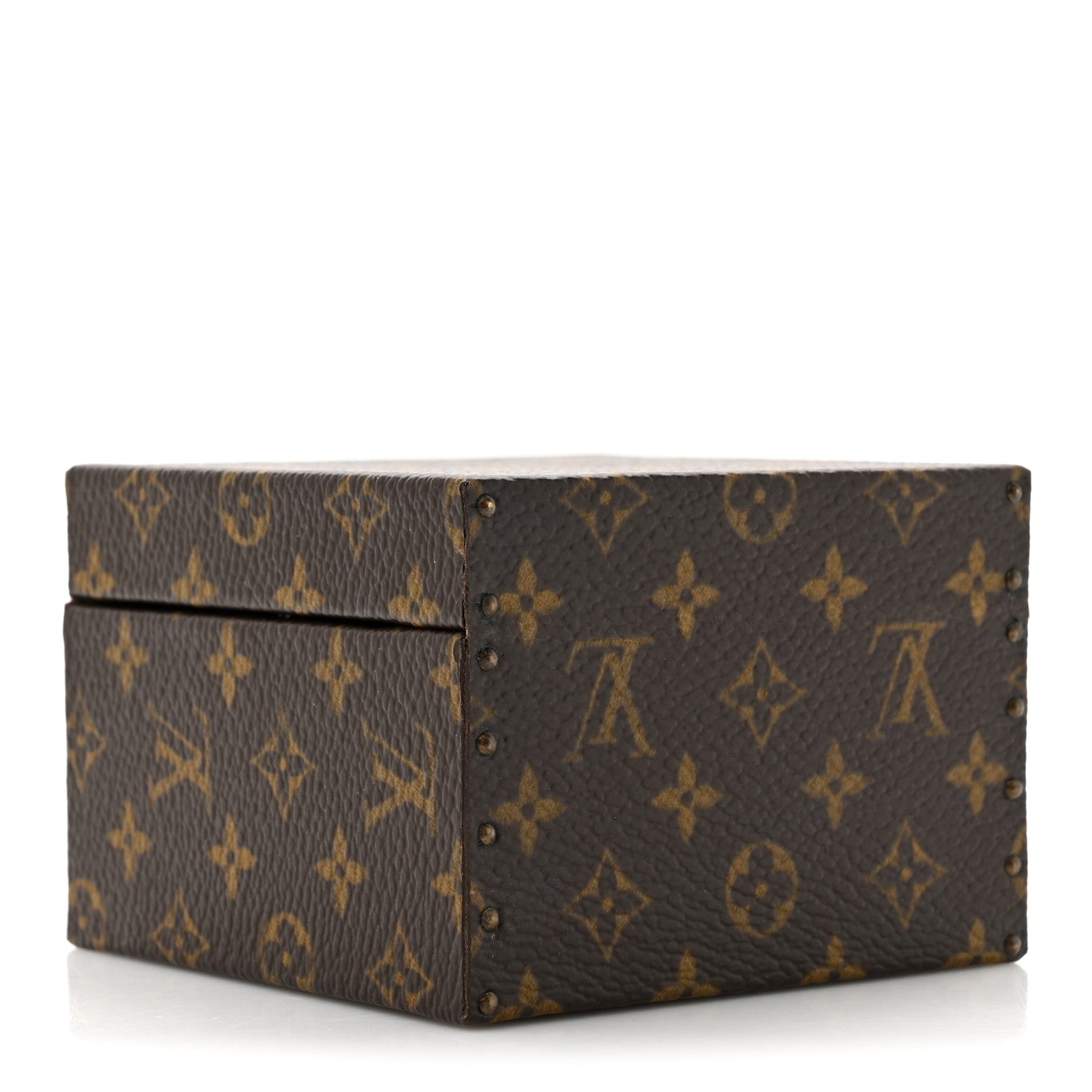 Louis Vuitton Monogram Earring Box Mini Trunk Case 3 of 7