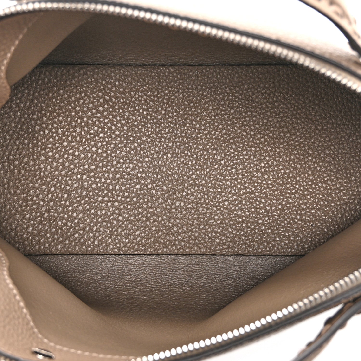 Fendi Cuoio Romano Selleria Medium By The Way Boston Bag Grey 5 of 10