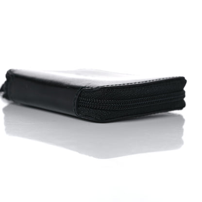Gucci Calfskin Logo Embossed Zip Around Coin Wallet Black 11 of 11