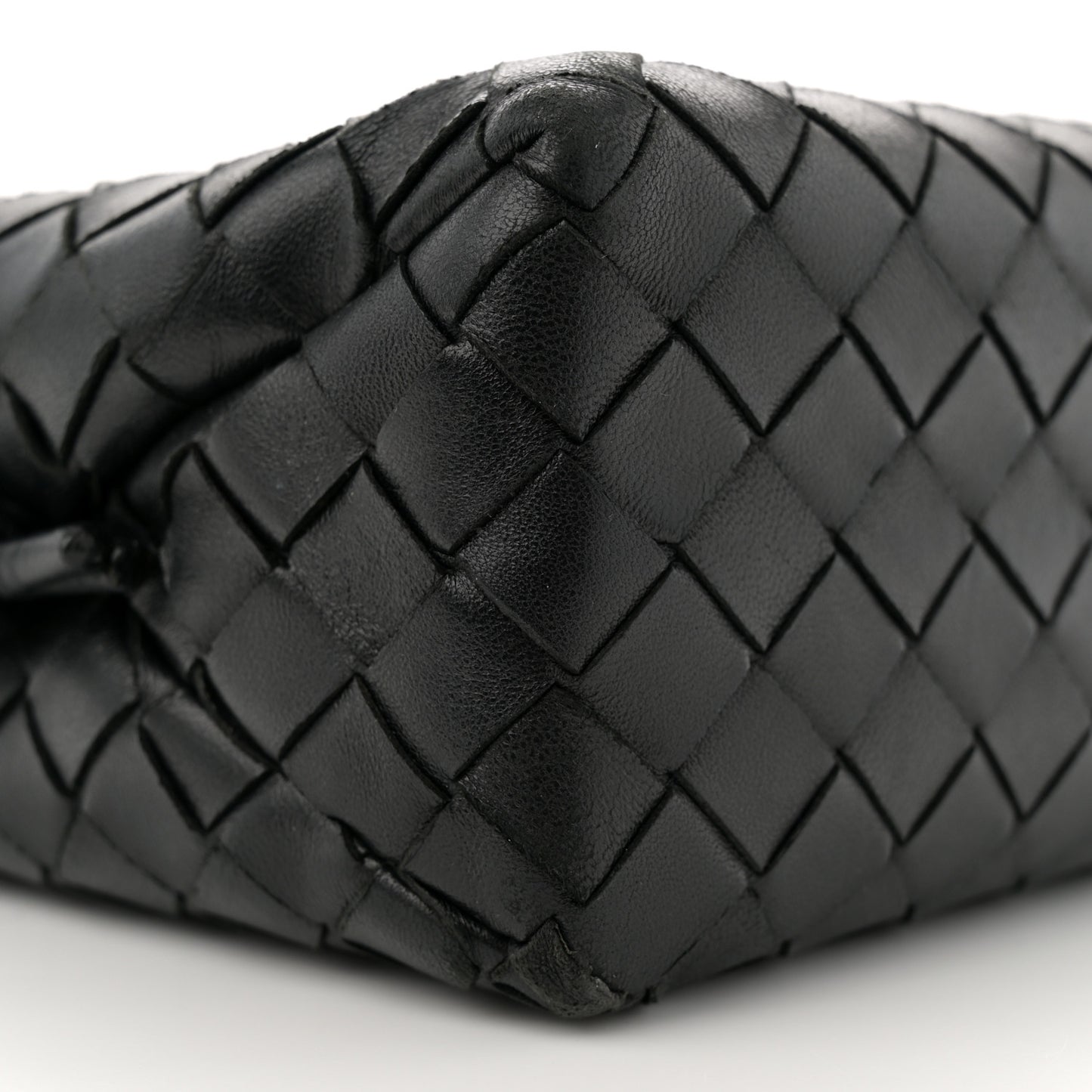 Nappa Intrecciato Small Loop Camera Bag Black