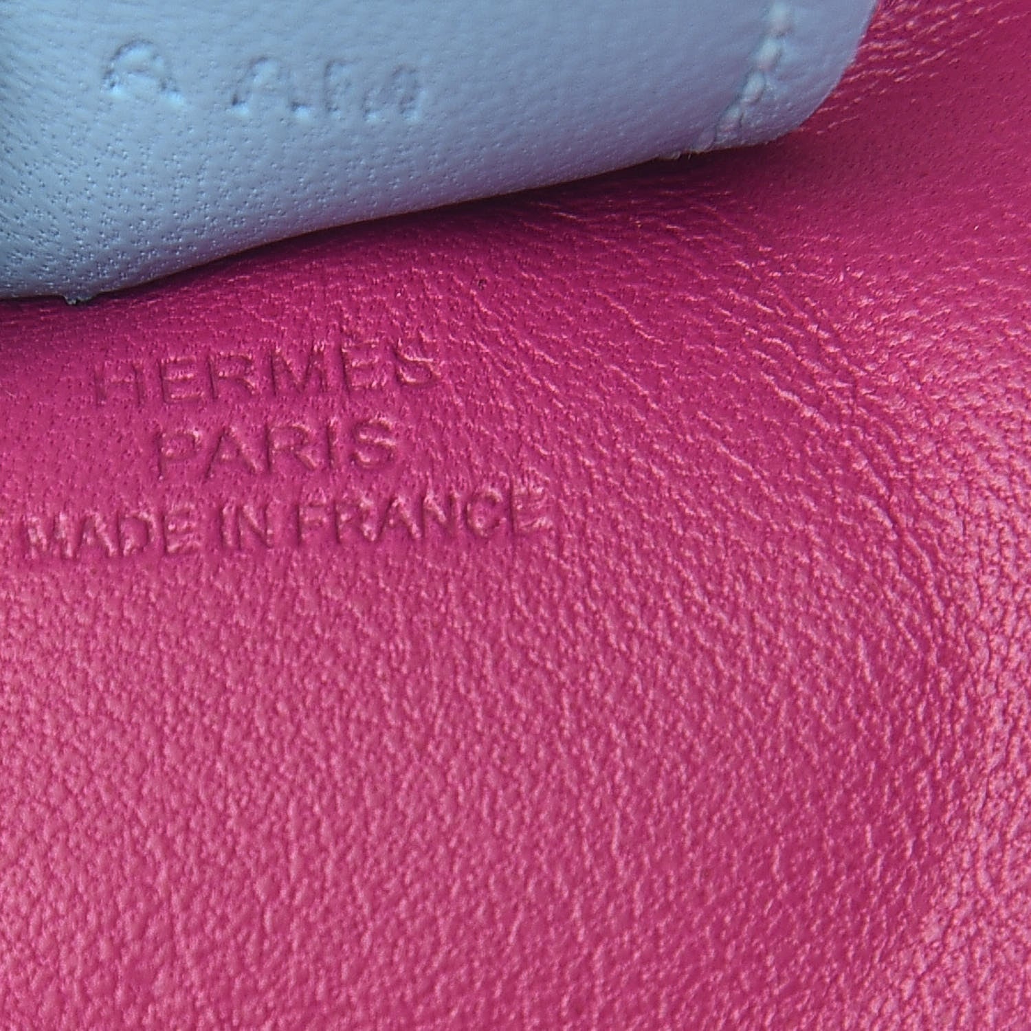 Hermes Milo Lambskin Grigri Rodeo Horse Bag Charm MM Rose Pourpre Cornaline Celeste 4 of 5