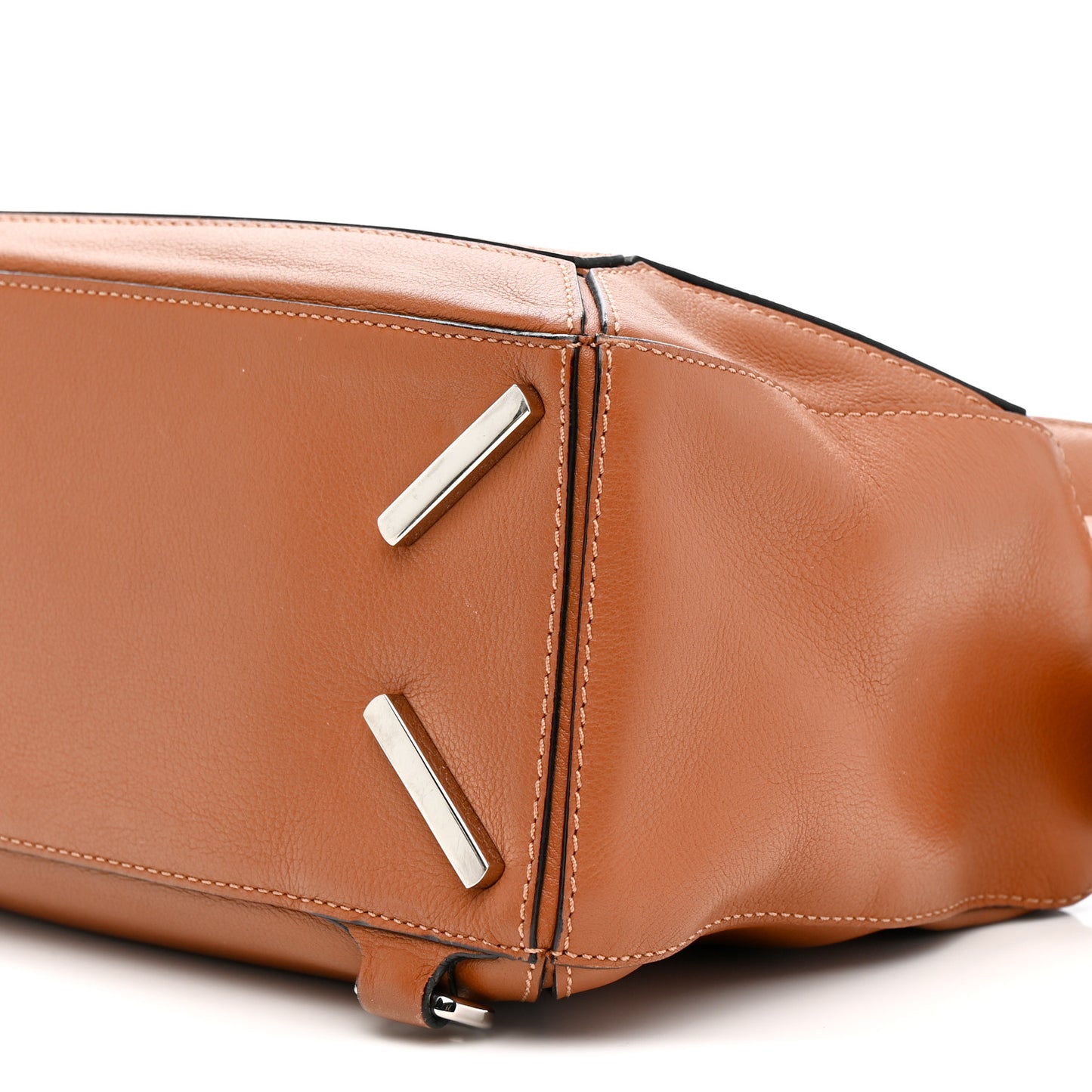 Grained Calfskin Small Puzzle Bag Tan