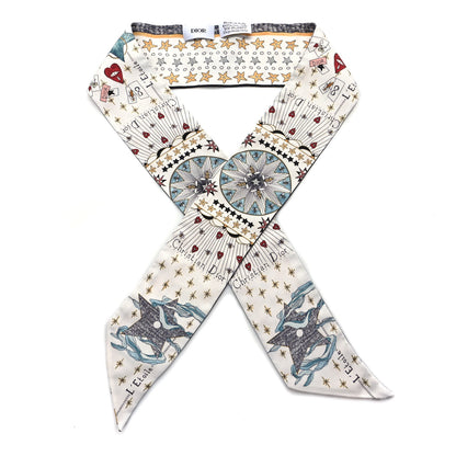Christian Dior Silk L'Etoile Mitzah Scarf 1 of 4