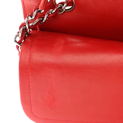 Chanel Patent Calfskin Quilted Medium Double Flap Red 18 of 20