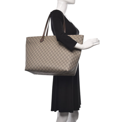 Gucci GG Supreme Monogram Medium Ophidia Shopping Tote Ebony 2 of 11