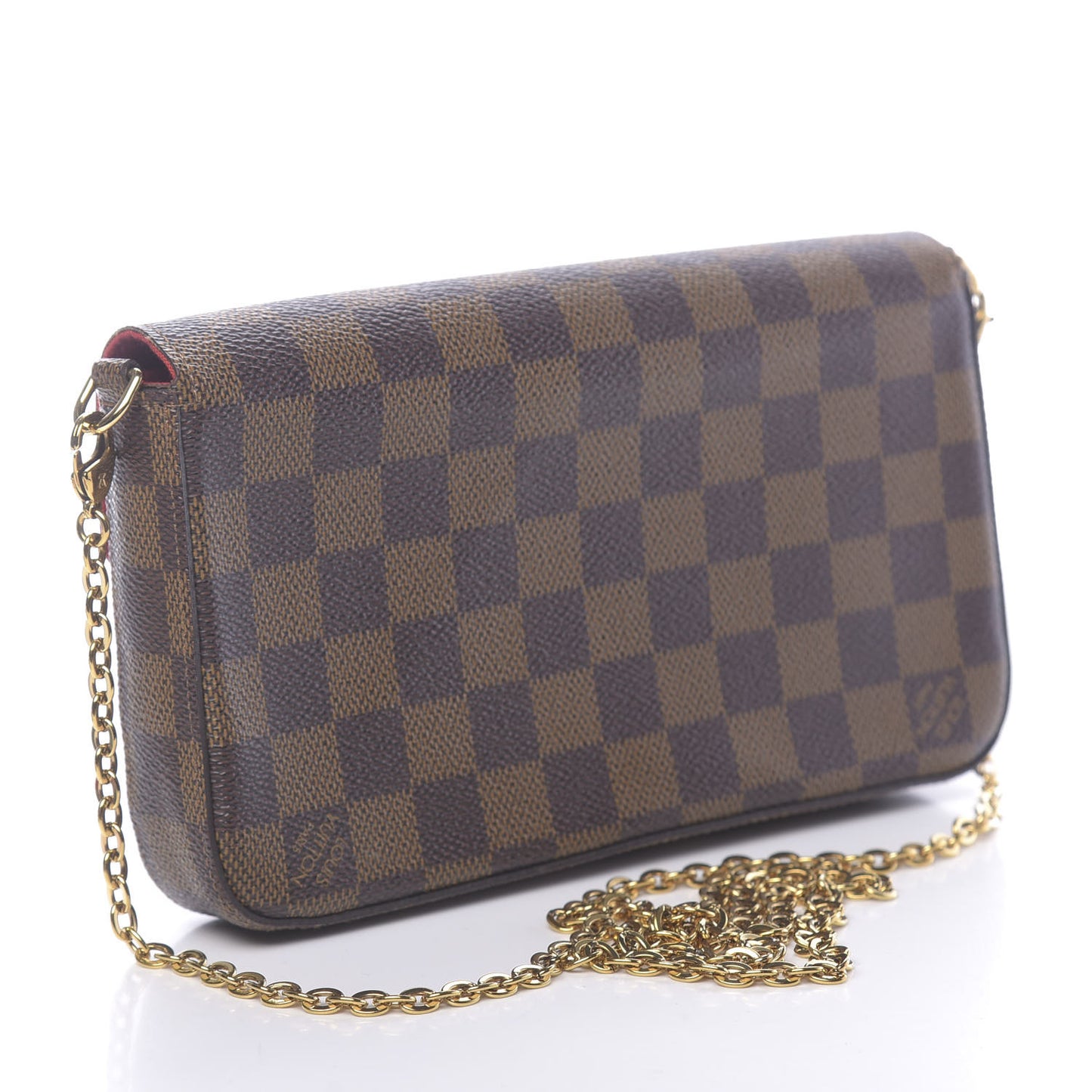 Damier Ebene Pochette Felicie Chain Wallet