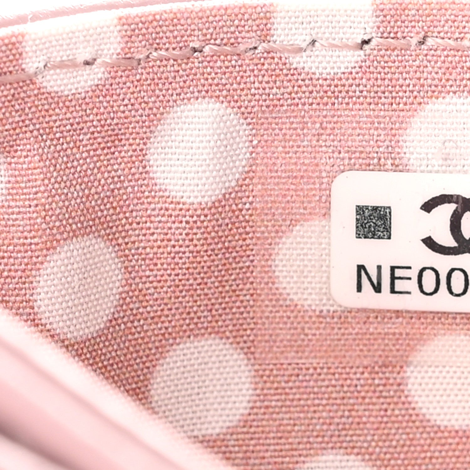 Chanel Lambskin Pearl Quilted Coco Candy Card Holder Light Pink 7 of 7