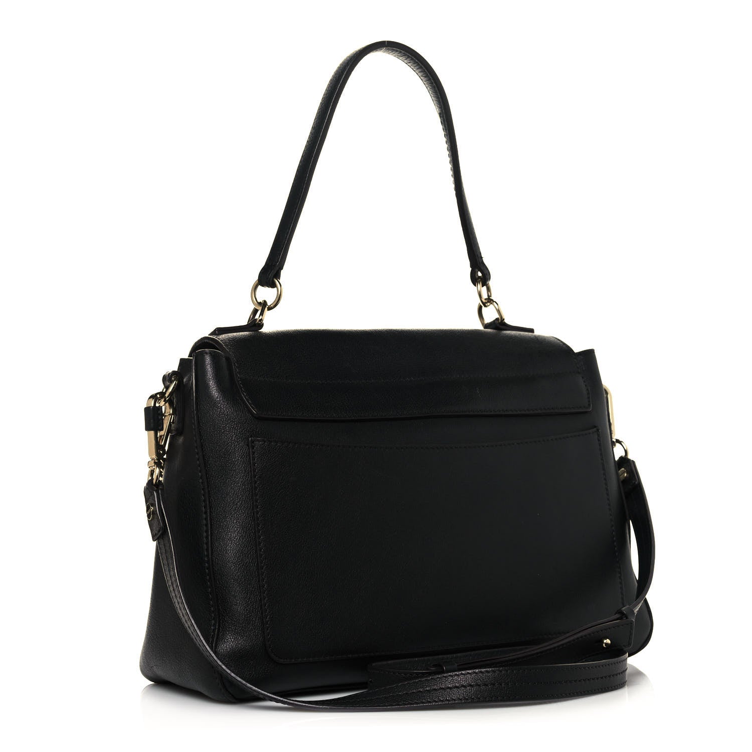 Chloe Calfskin Medium Faye Day Shoulder Bag Black 3 of 14