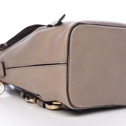 Chloe Suede Calfskin Mini Faye Backpack Motty Grey 10 of 12