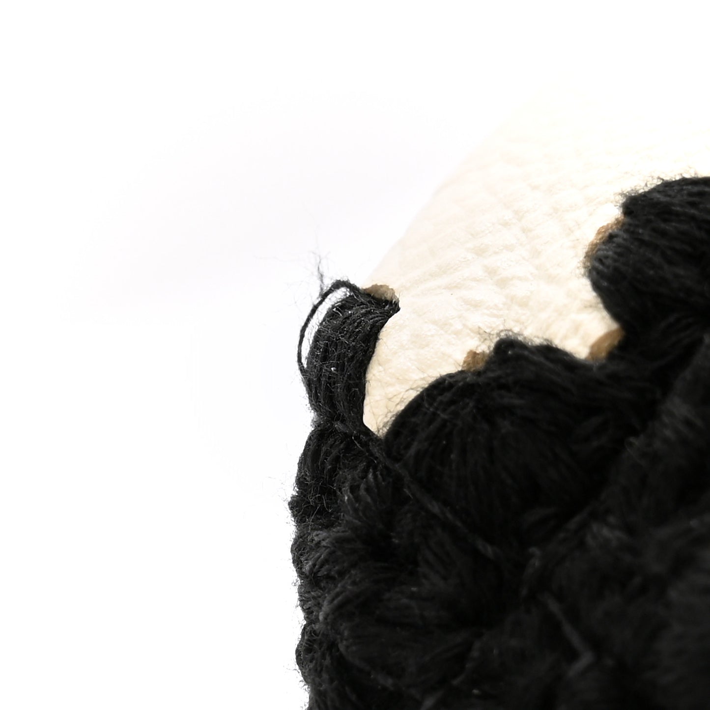 Calfskin Crochet Medium Chanel 19 Flap White Black