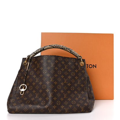Louis Vuitton Snakeskin Monogram Artsy MM 9 of 9