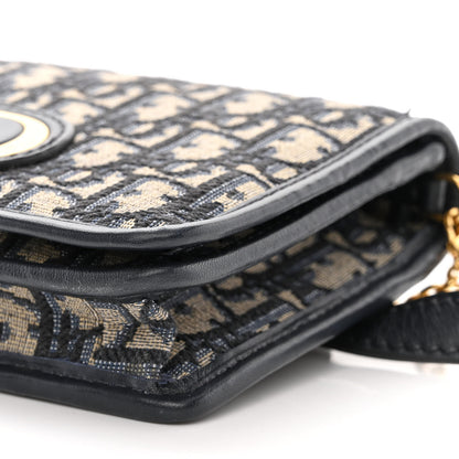 Christian Dior Oblique 30 Montaigne 2-In-1 Pouch Blue 10 of 11