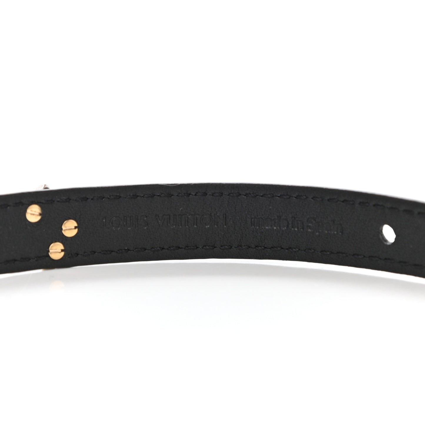Epi Twist It Bracelet 17 Black