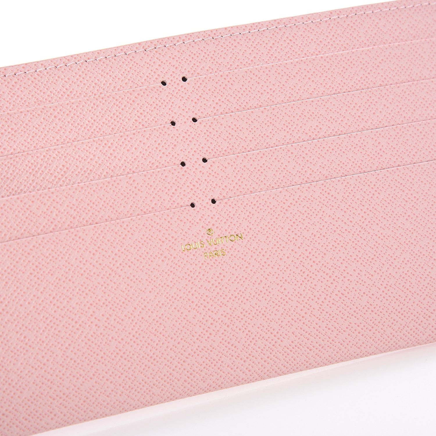 Louis Vuitton Calfskin Felicie Card Holder Insert Rose Ballerine 5 of 6