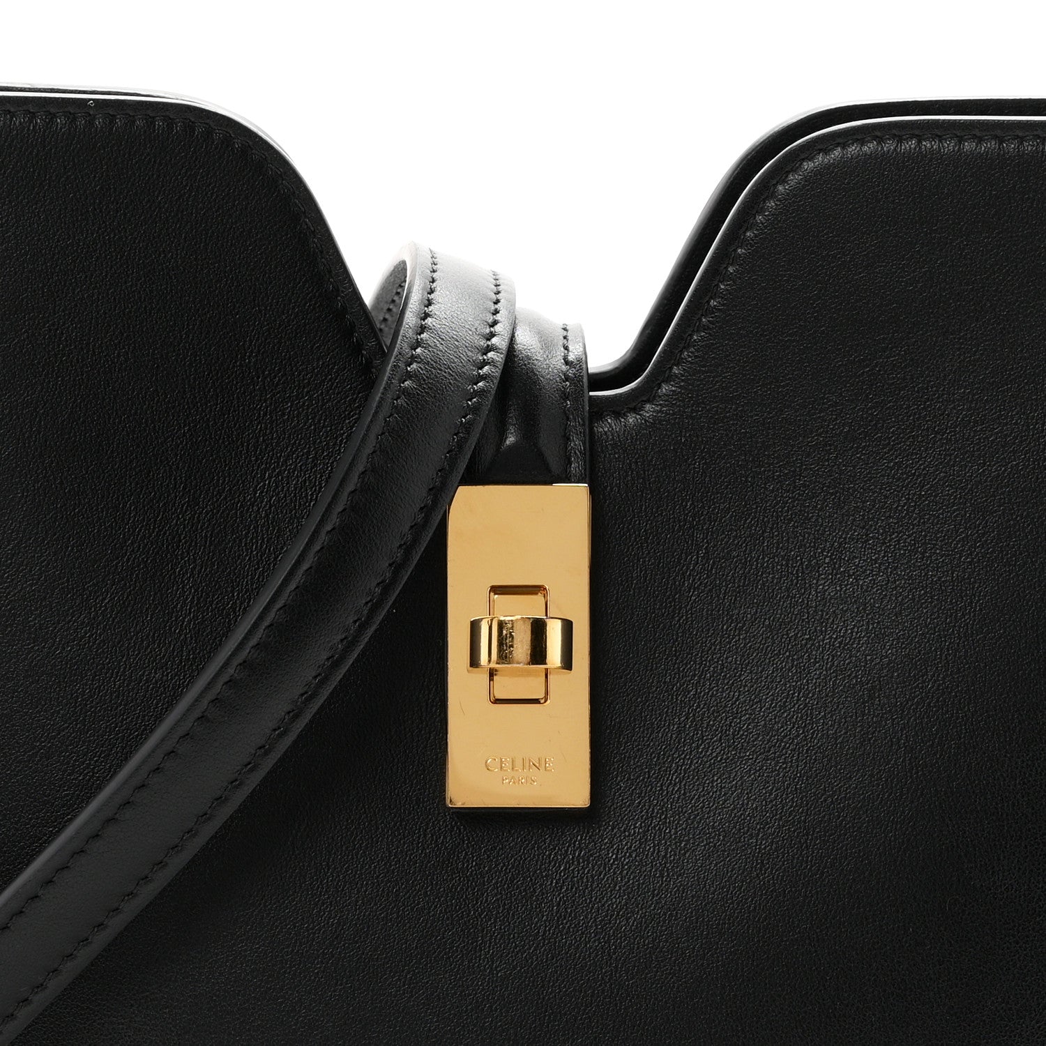 Celine Smooth Calfskin Small Camille 16 Soft Bag Black 7 of 9