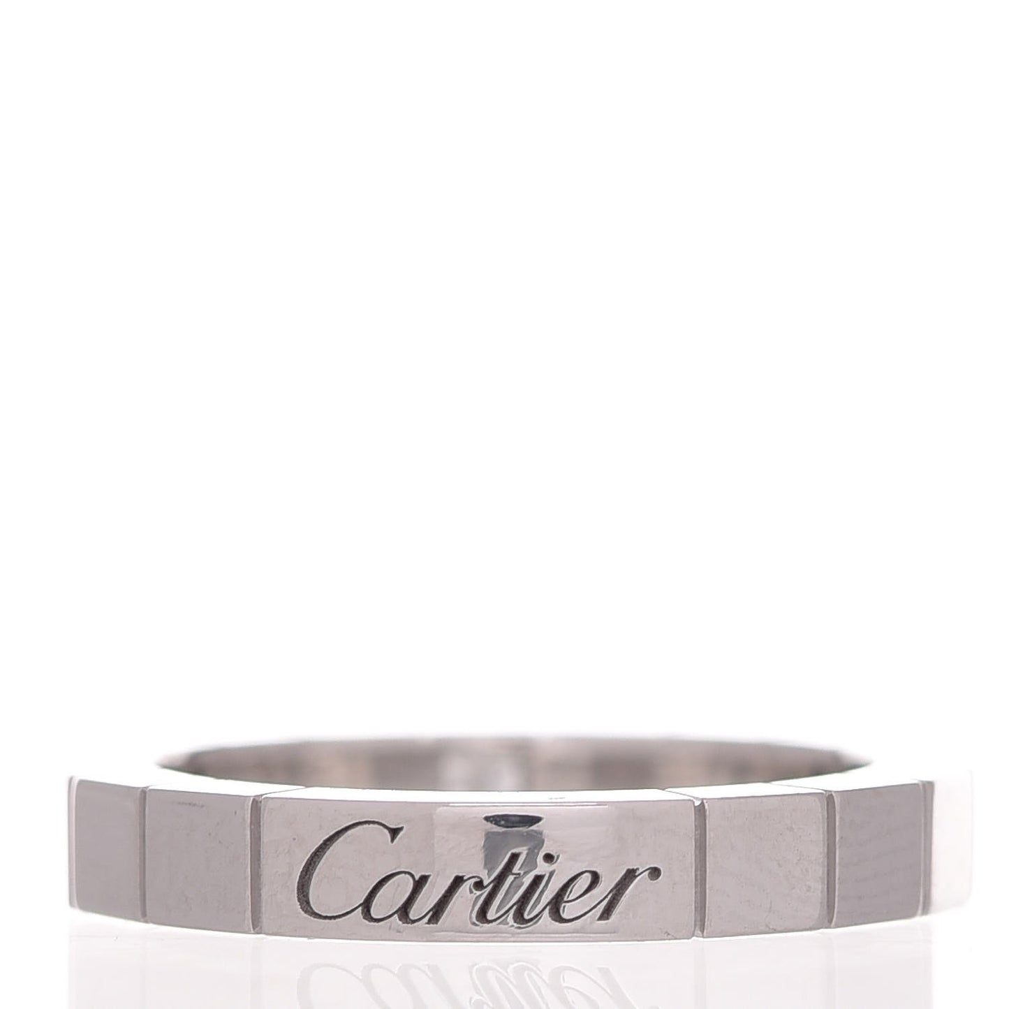 18K White Gold Diamond Lanieres Ring 48 4.5