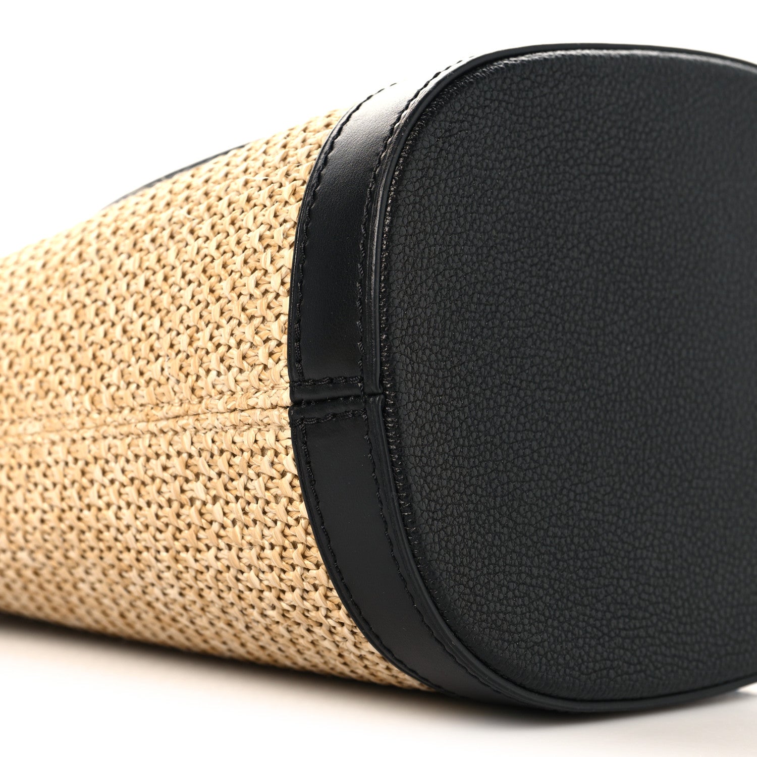 Louis Vuitton Raffia Petit Bucket Black 8 of 9