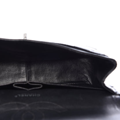 Chanel Patent Quilted Jumbo Double Flap Black 4 of 10
