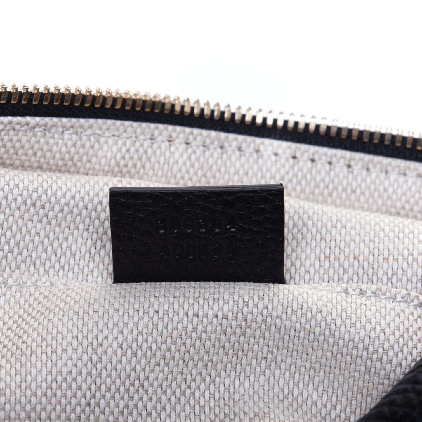 Pebbled Calfskin Small Soho Disco Bag Black