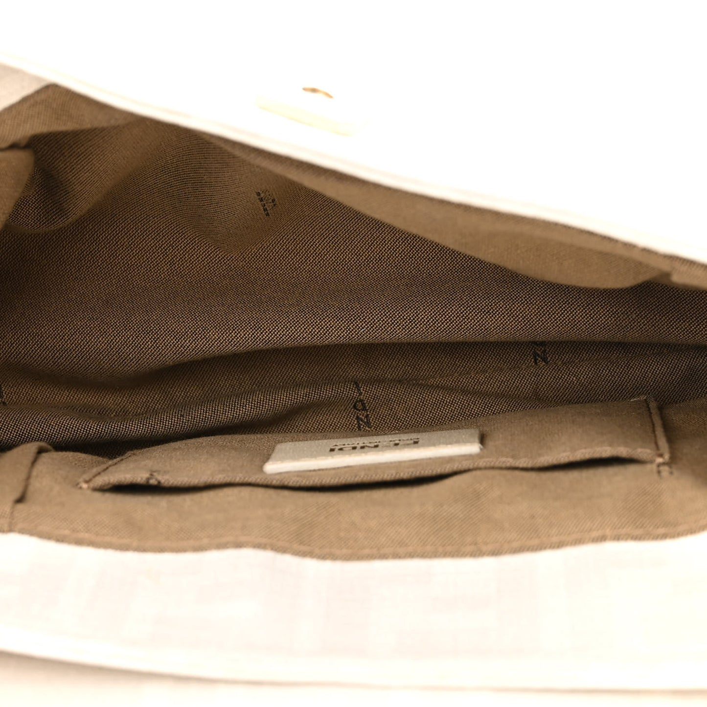 Zucca Spalmati Small Chef Shoulder Bag White