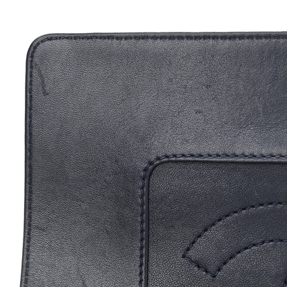 Chanel Sheepskin Quilted Medium Vintage Mademoiselle Flap Dark Navy 12 of 13