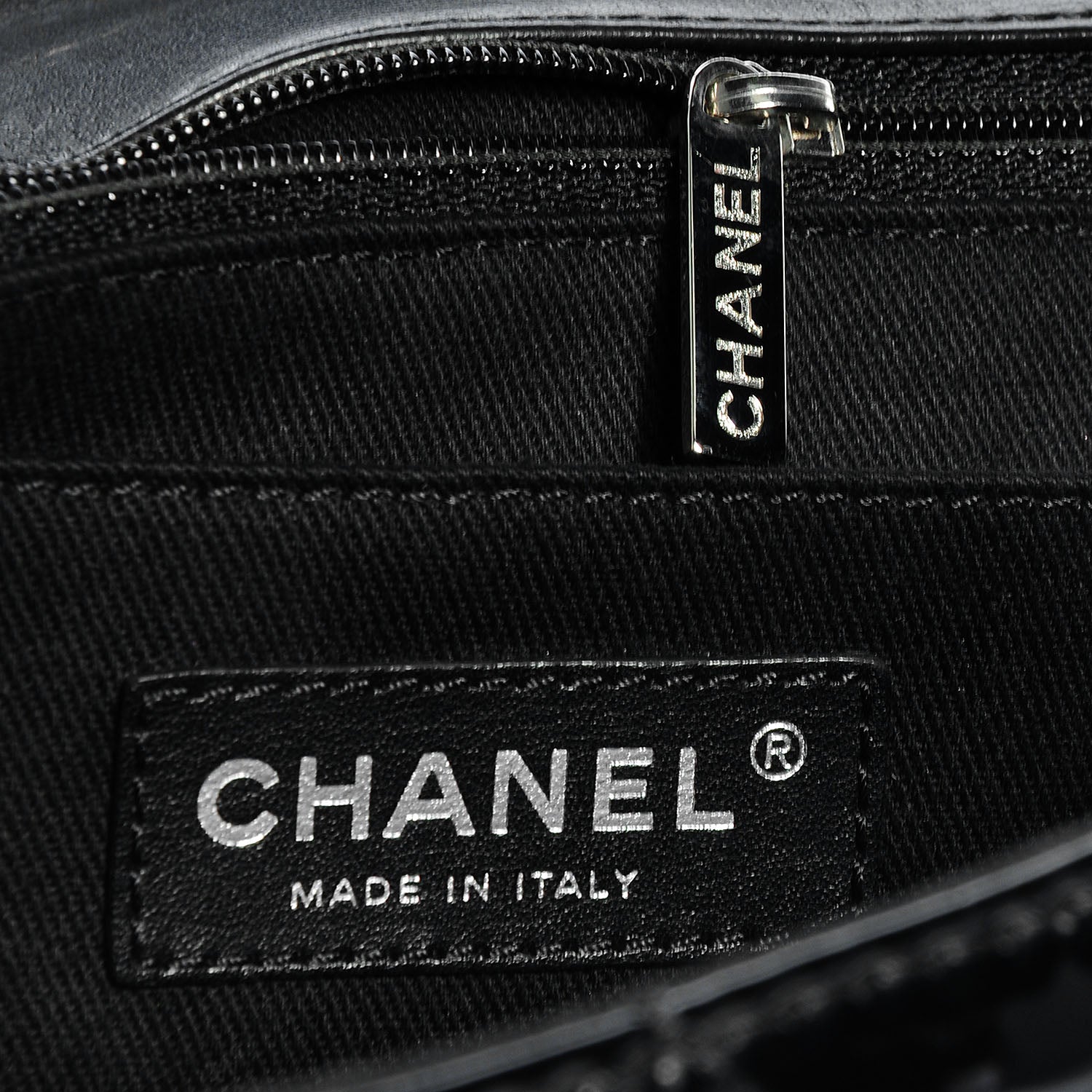 Chanel Vinyl In the Business Flap Black 7 of 8