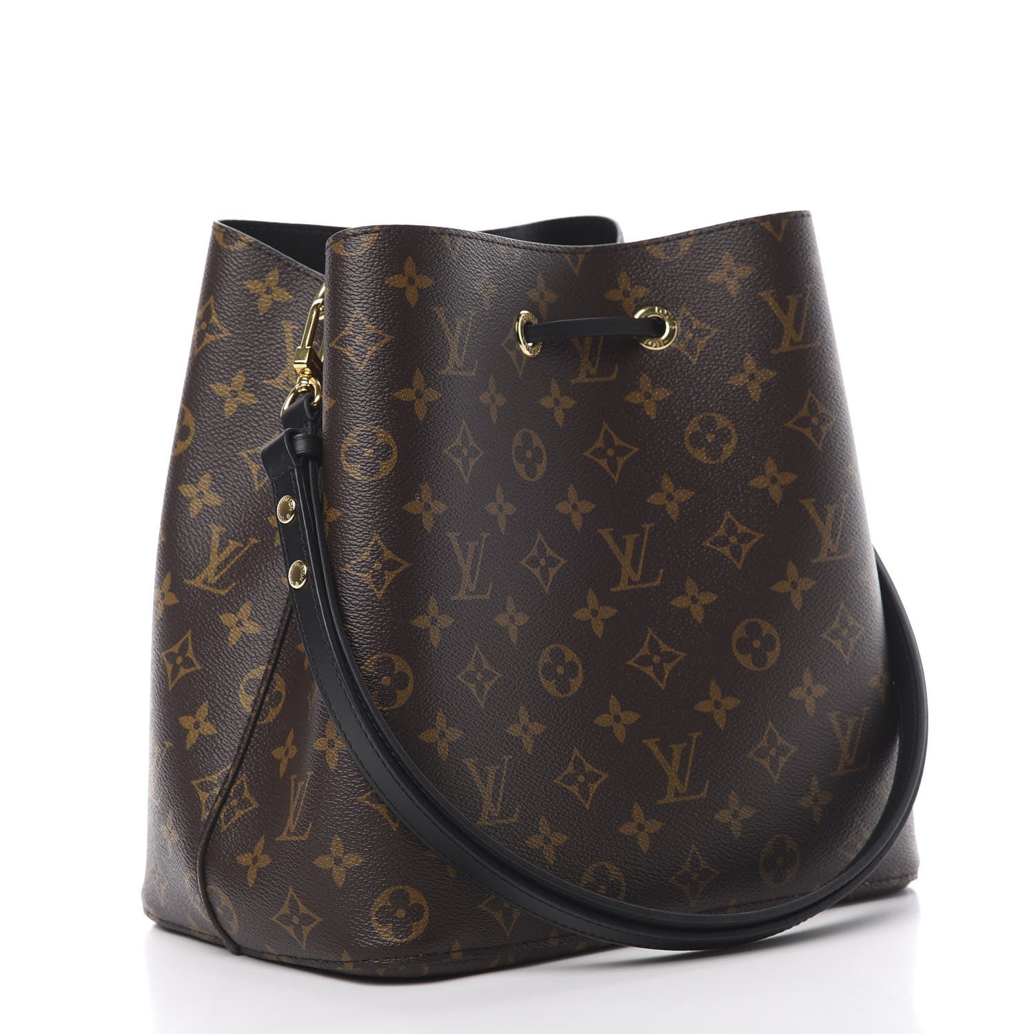 Louis Vuitton Monogram Neonoe MM Black 3 of 9