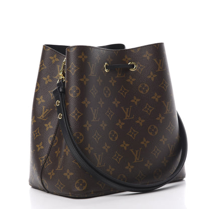 Louis Vuitton Monogram Neonoe MM Black 3 of 9
